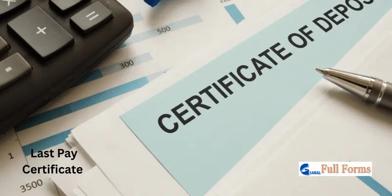 Last Pay Certificate Last Pay Certificate